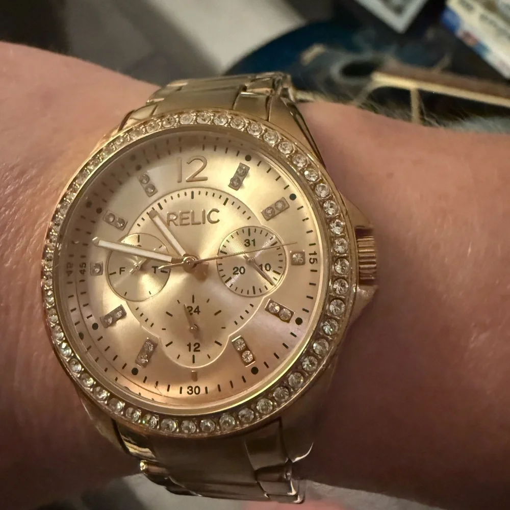 Relic by Fossil Women's Emersyn Rose Gold-Tone Multifunction Watch ZR16023